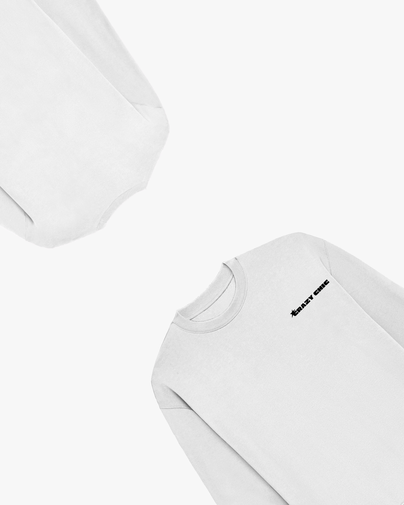 Men's White Oversized Sweatshirt