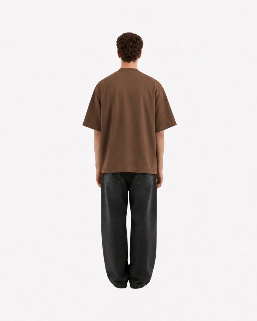 Carminemaroon Everyday Oversized Tee