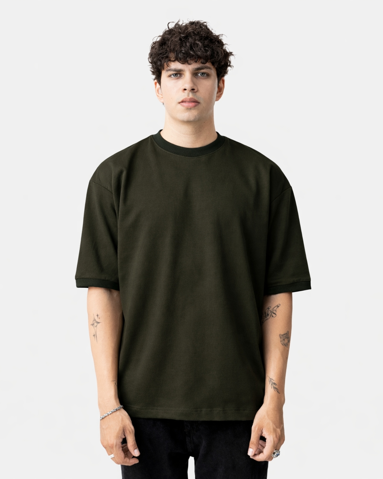 Olive Everyday Oversized Tee