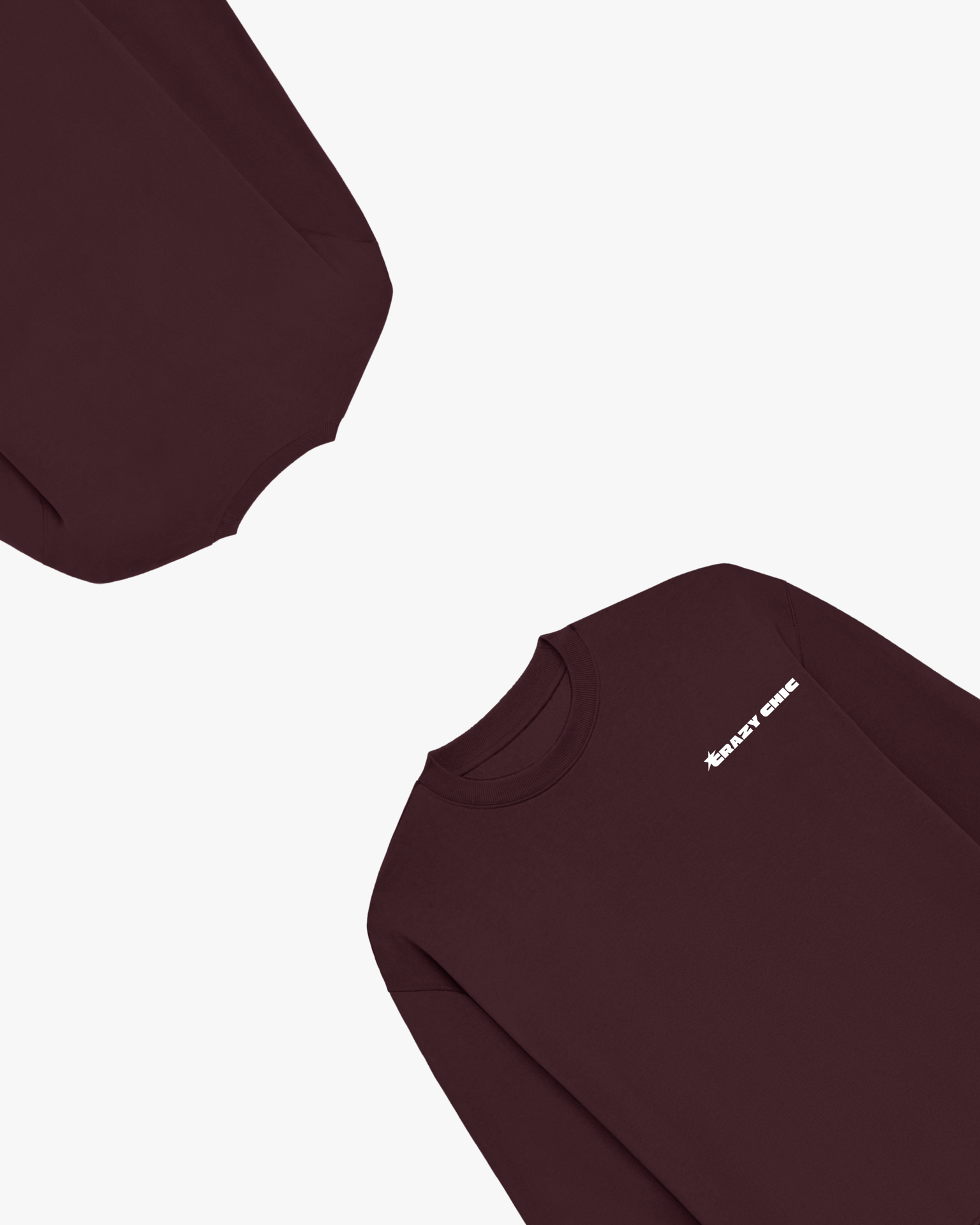 Men's White Oversized Sweatshirt