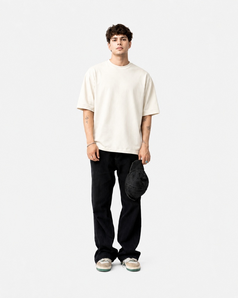 Egg Shell Everyday Oversized Tee