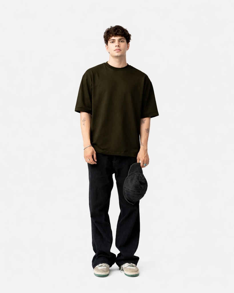 Olive Everyday Oversized Tee