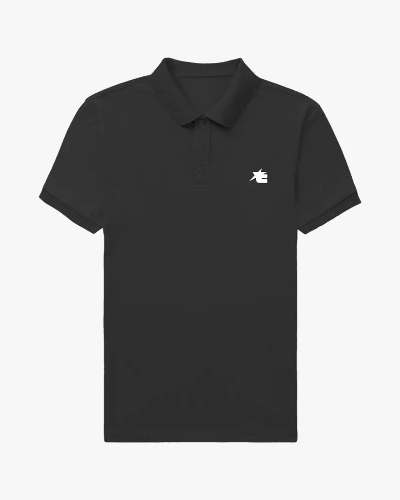 Black Polo Tee