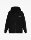 Black Zip-Through Hoodie