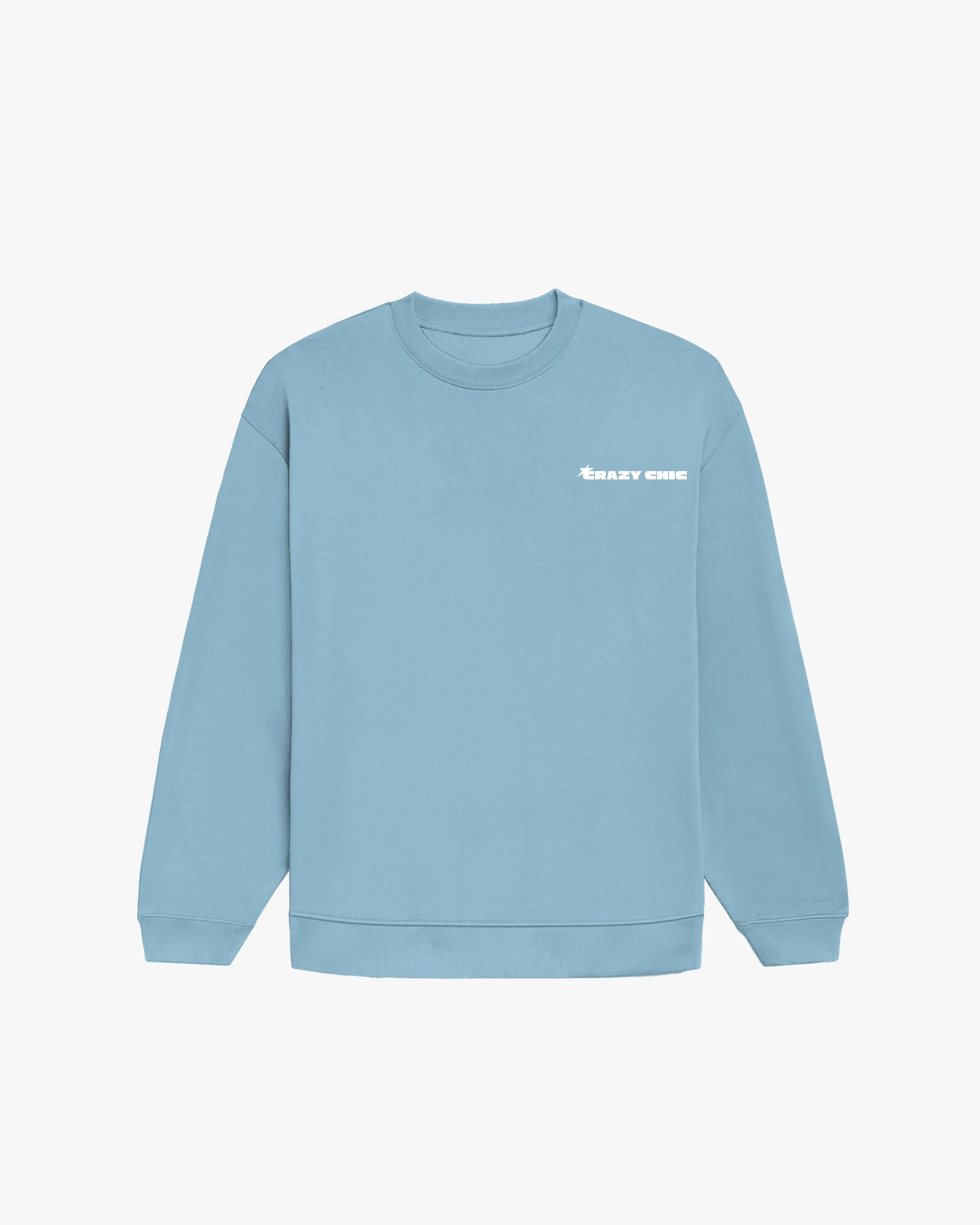 Powder Blue Oversized Sweatshirt