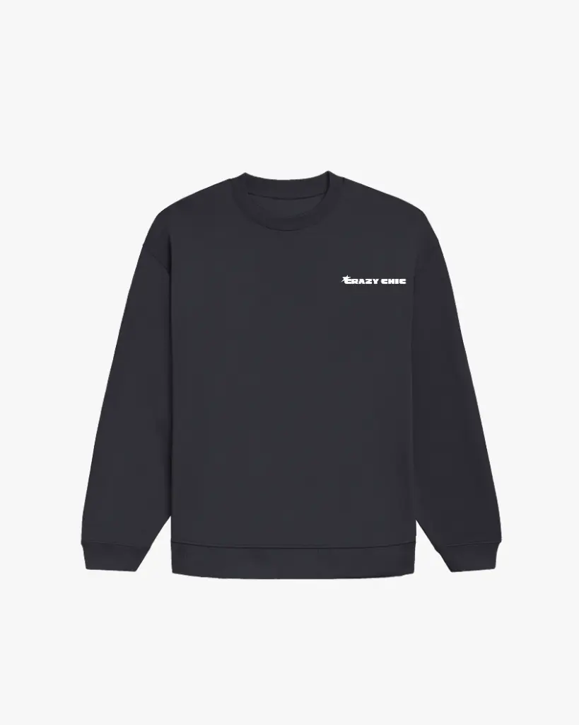 Ashen Grey Oversized Sweatshirt