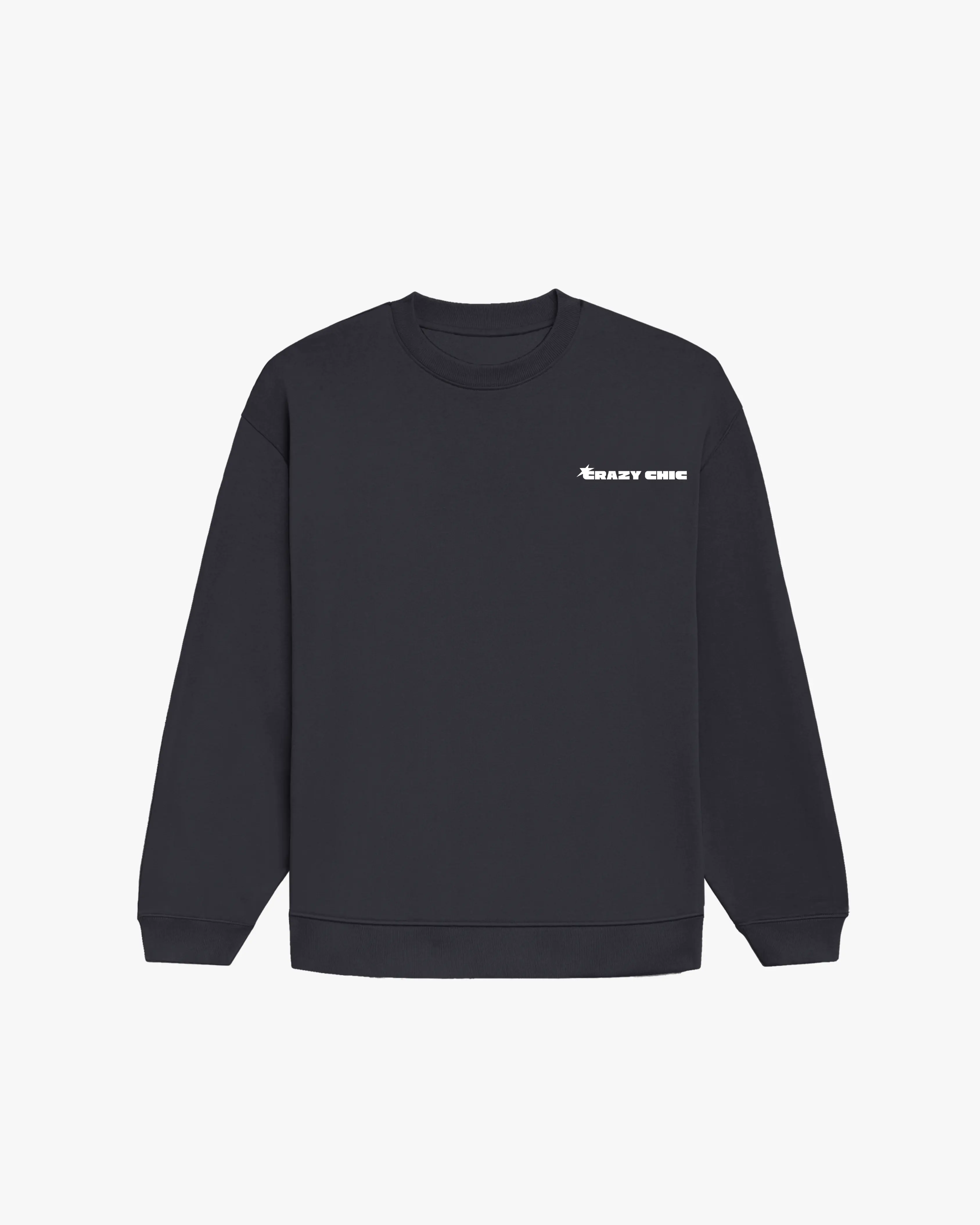 Ashen Grey Oversized Sweatshirt