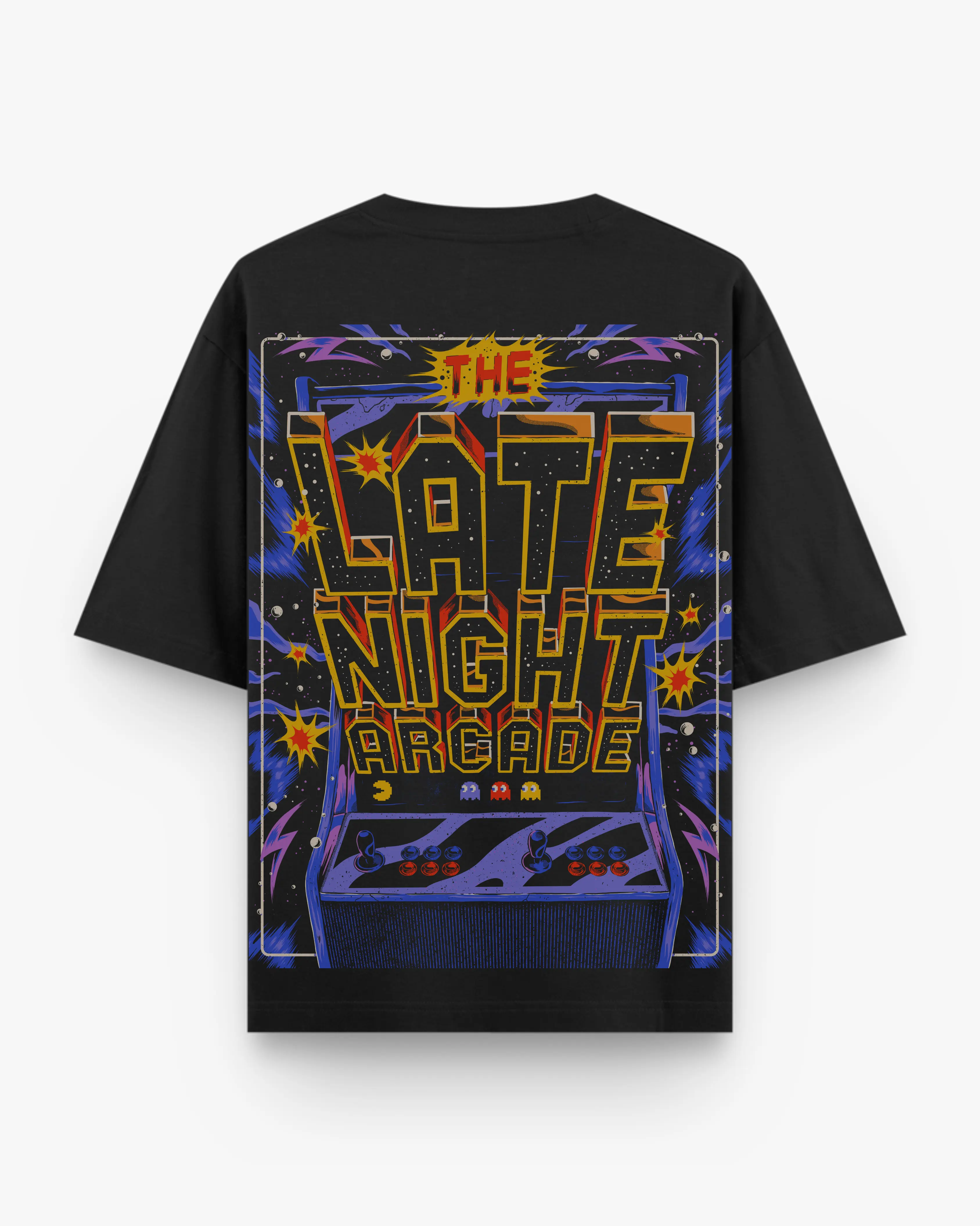 Late Night Arcade Oversized Tee