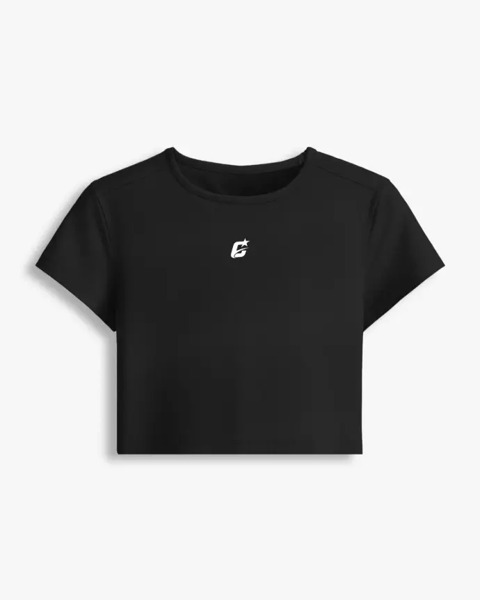 Baby Tee: Black