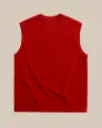 Everyday Boxy Vest: Crimson