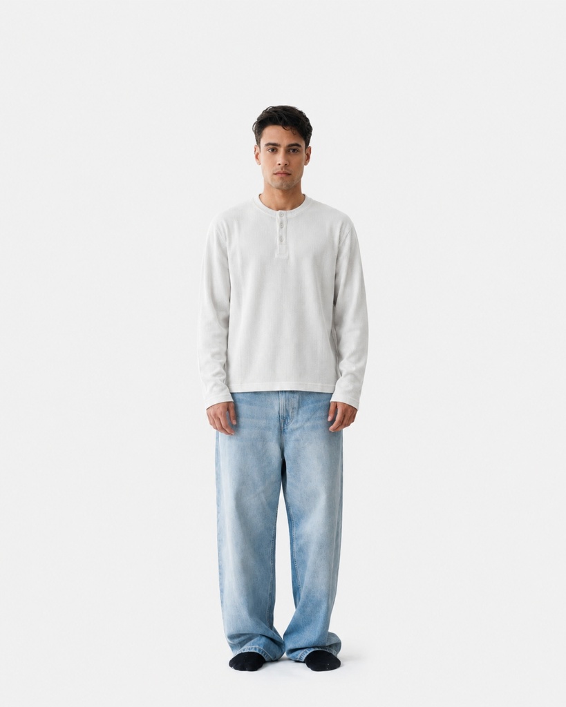 Ivoria Henely Waffle Tee