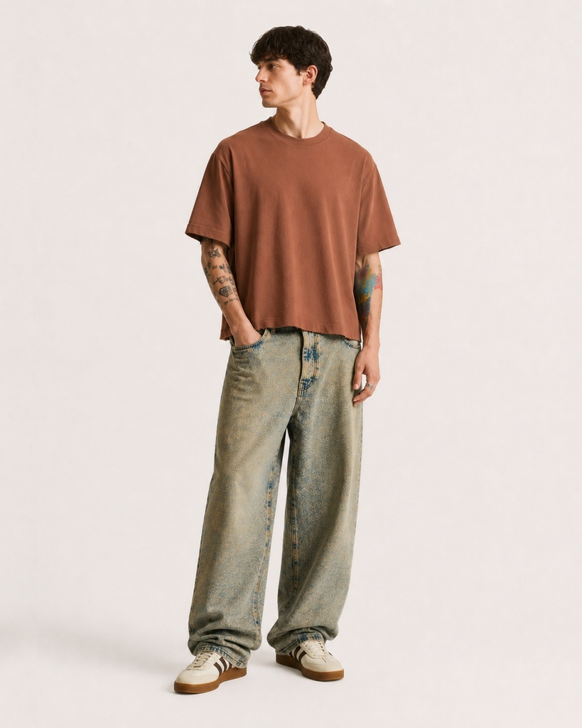 Signature Boxy Tee: Kadak Chai