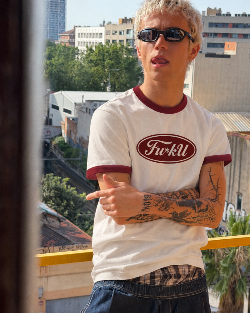 फक U Ringer Tee