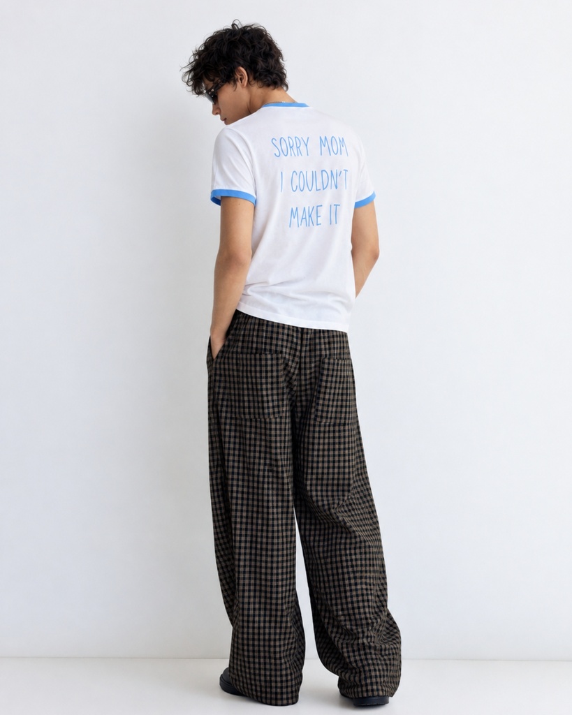 Sorry Mom Ringer Tee
